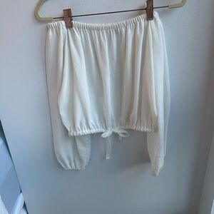 Aritzia Wilfred Off the Shoulder Blouse